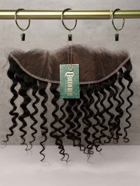 13x4 HD Queen Curly Frontal - Honey Hair Co.