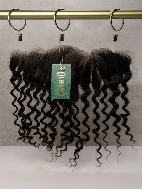 13x4 HD Queen Curly Frontal - Honey Hair Co.