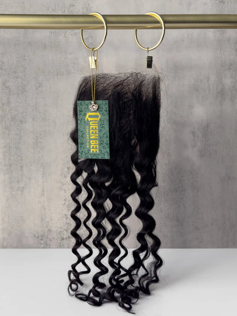 5x5 HD Queen Curly Closure - Honey Hair Co.