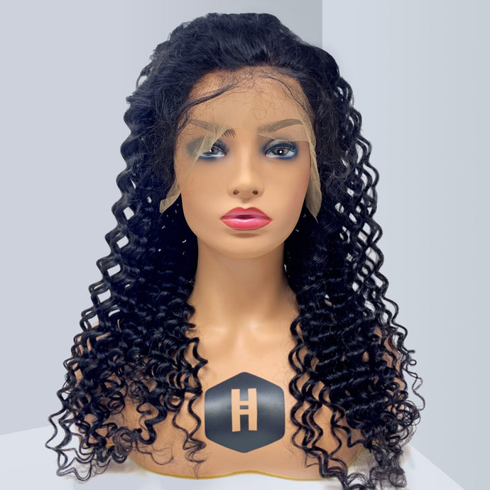 Deep Wave Front Lace Wig - Honey Hair Co.
