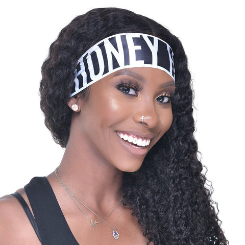 Monogram Edge Scarf - Honey Hair Co.