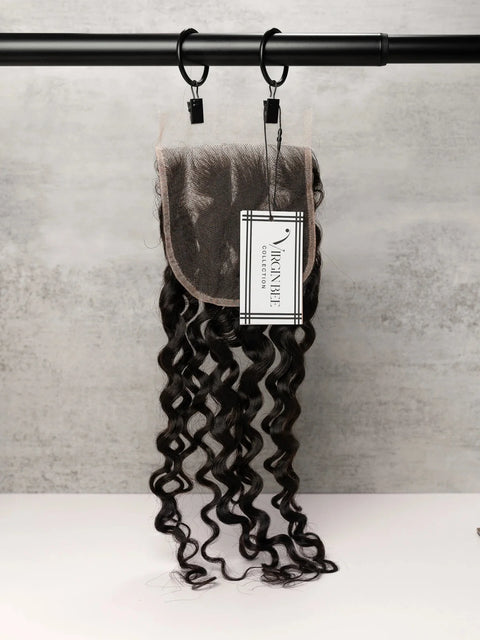 5x5 HD Virgin Water Wave Closure