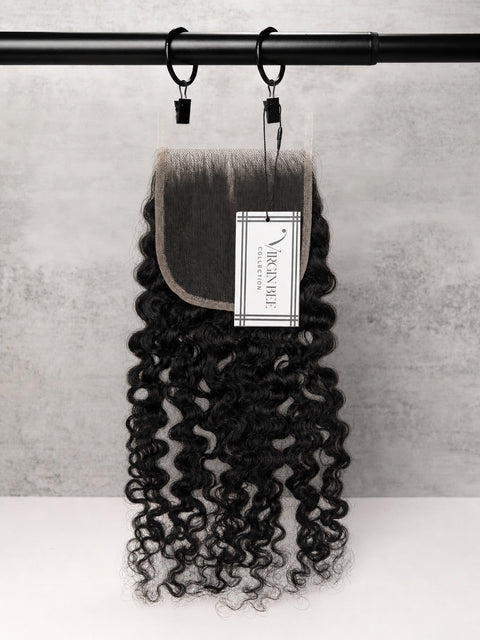 5x5 HD Virgin Burmese Curly Closure