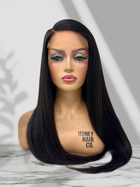 Virgin Straight 5x5 HD Closure Wig - Honey Hair Co.