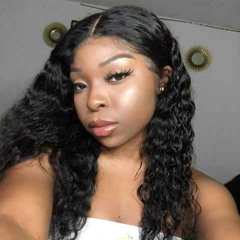 Water Wave Front Lace Wig - Honey Hair Co.