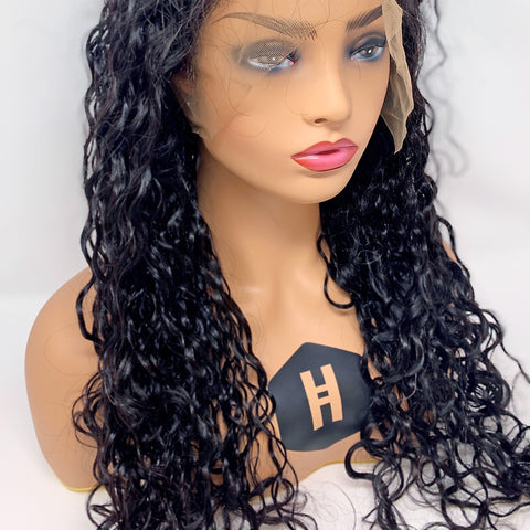 Water Wave Front Lace Wig - Honey Hair Co.