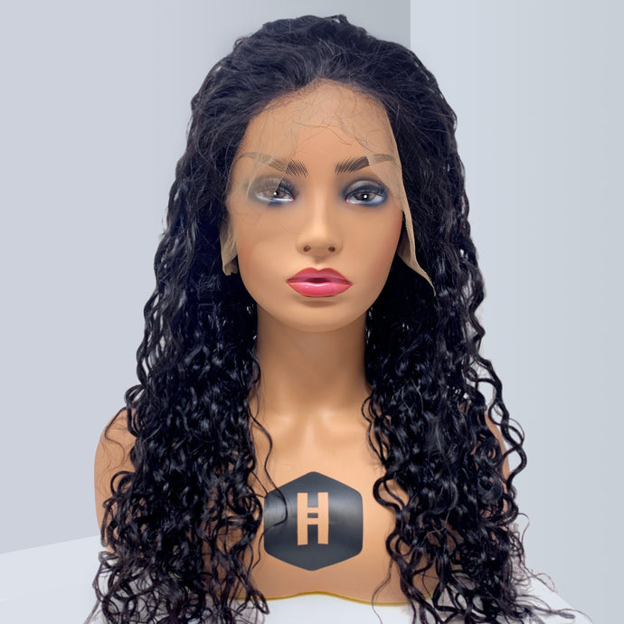 Water Wave Front Lace Wig - Honey Hair Co.